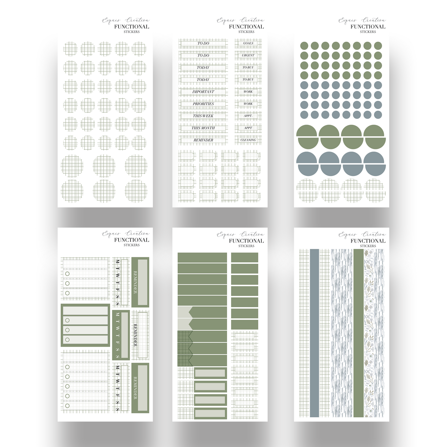 STICKER SET | VERDE