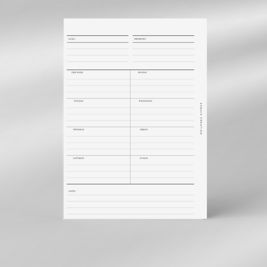 WEEK AT A GLANCE | INSERTS