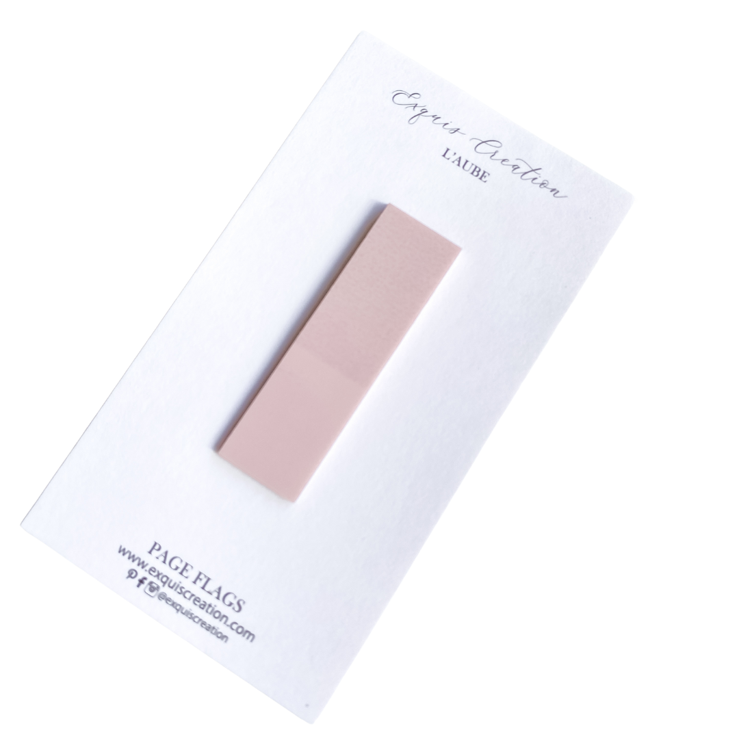 TRANSPARENT PAGE FLAGS | L'AUBE