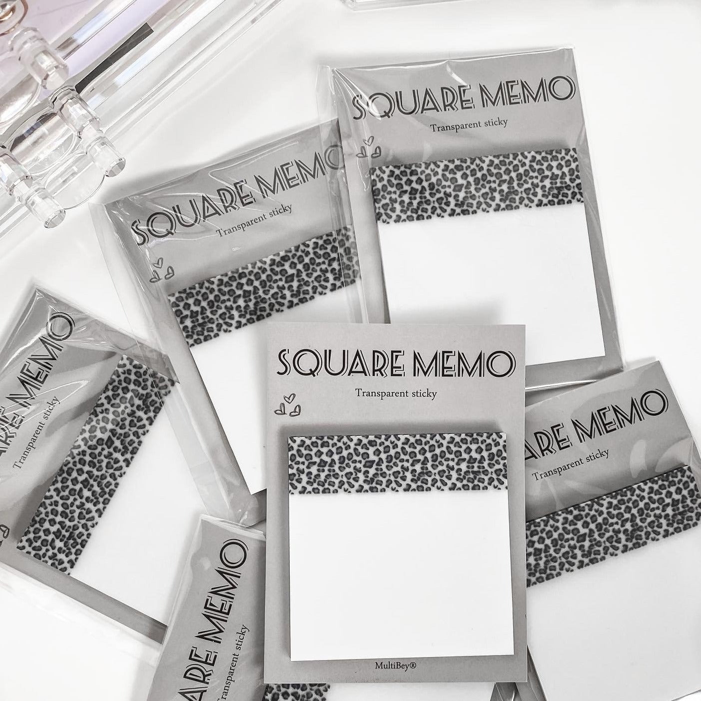 TRANSPARENT STICKY NOTES | ZEBRA