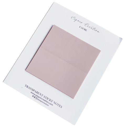 TRANSPARENT STICKY NOTES | L'AUBE