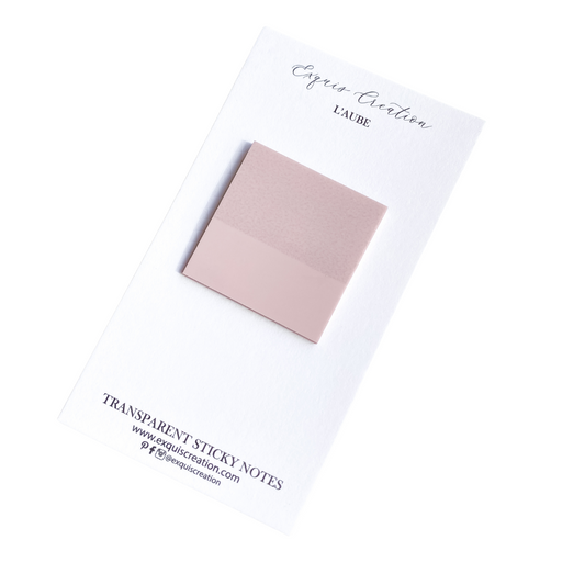 SQUARE TRANSPARENT PAGE FLAGS | L'AUBE