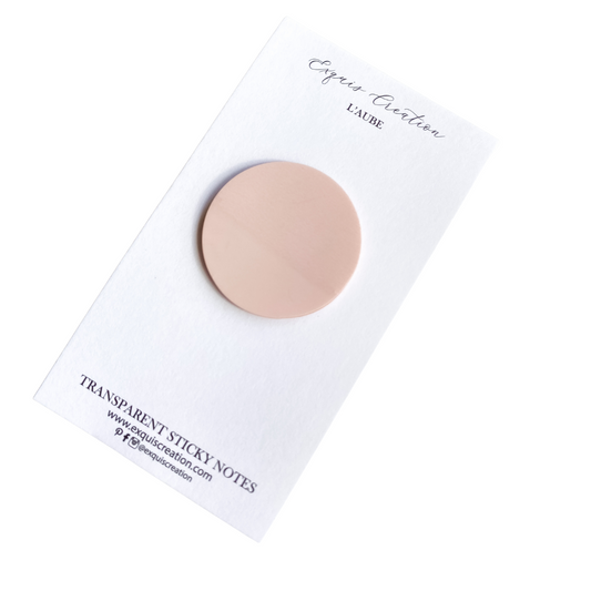 CIRCLE TRANSPARENT PAGE FLAGS | MA CHERIE