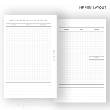 Planner Inserts | Week On Two Pages