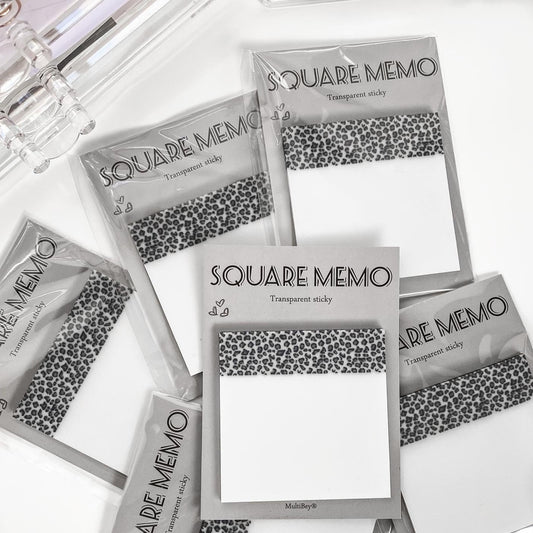 TRANSPARENT STICKY NOTES | ZEBRA