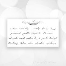 Clear Tab Sticker labels