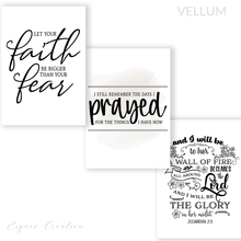 Vellum | Dashboard | Faith