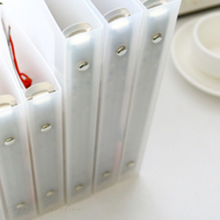 Frosted Plastic Binder | Hard Cover
