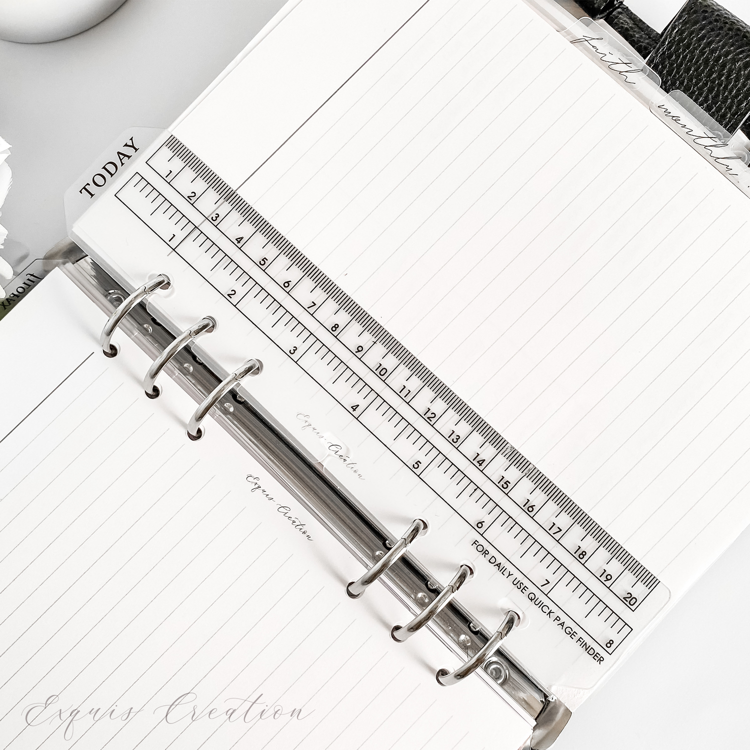Bookmark Ruler Binder RULER BOOKMARK – Exquis creation