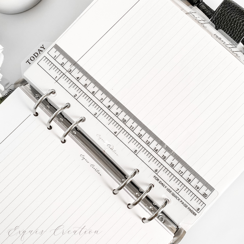 Frosted Ruler Bookmark